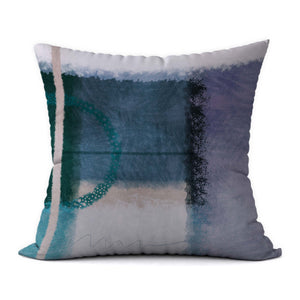Blue Crystals #6 Decorative Throw Pillow