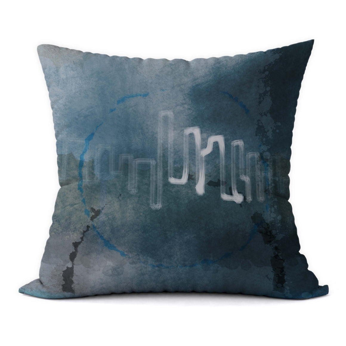 Grand Blue Neutrals #457 Decorative Throw Pillow