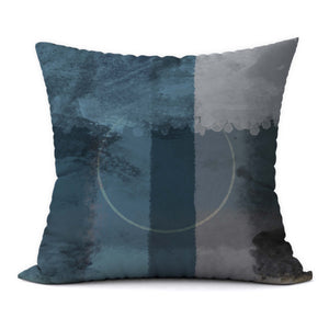 Grand Blue Neutrals #729 Decorative Throw Pillow