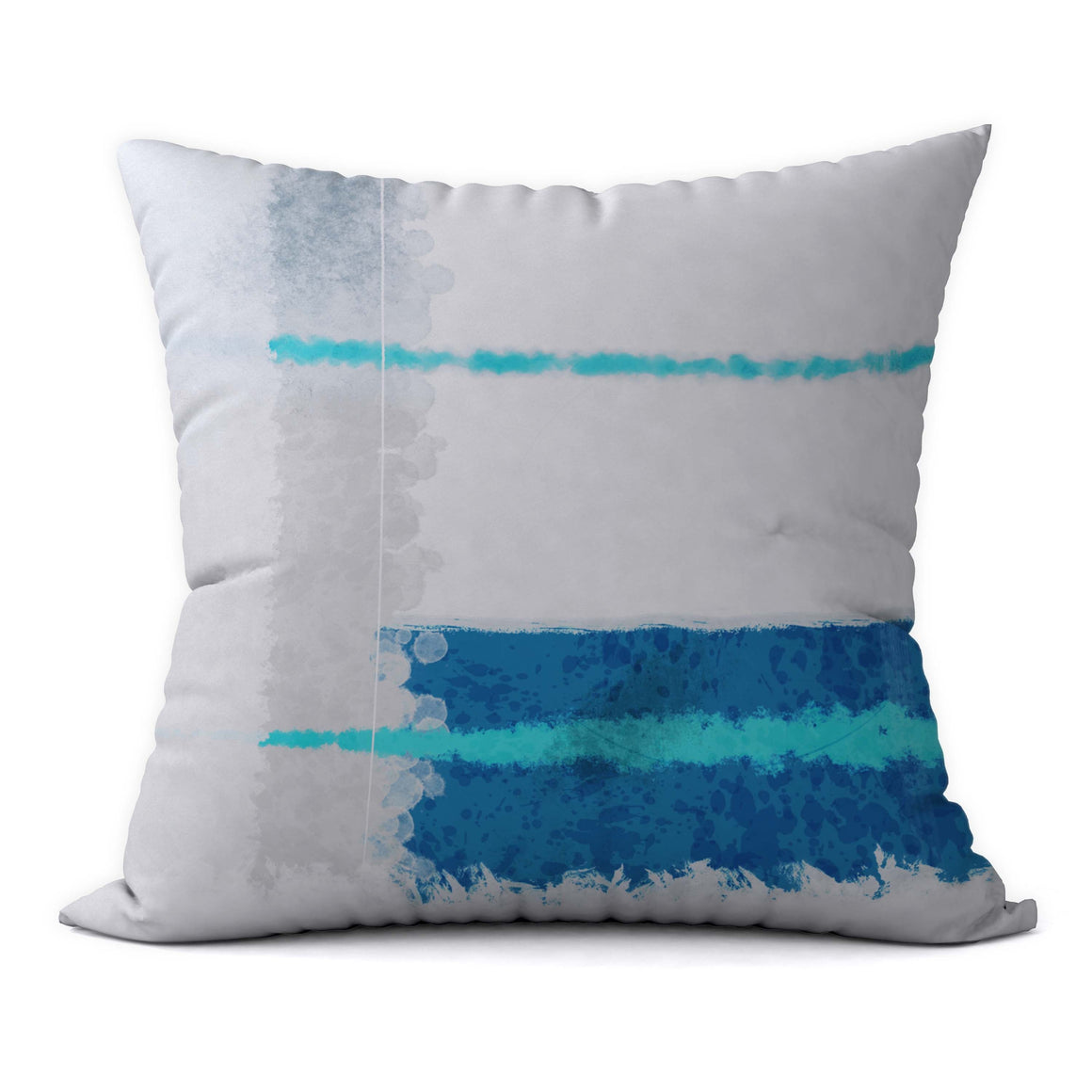 White Waterfall #359 Decorative Throw Pillow