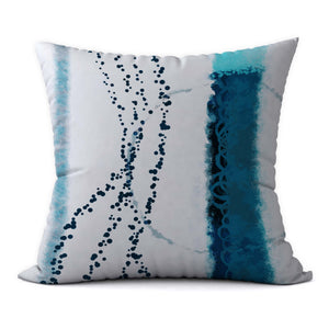 White Waterfall #378 Decorative Throw Pillow