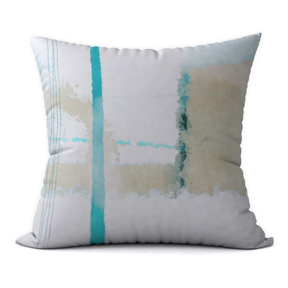 White Waterfall #438 Decorative Throw Pillow