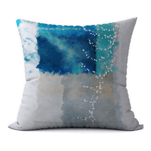 White Waterfall #495 Decorative Throw Pillow