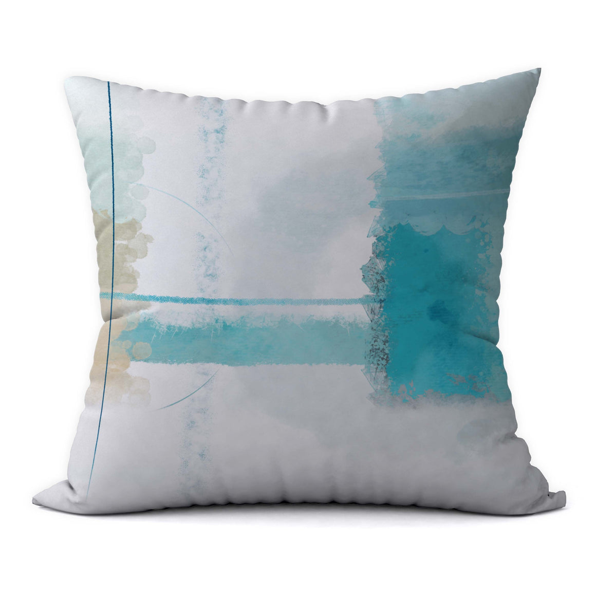 White Waterfall #563 Decorative Throw Pillow