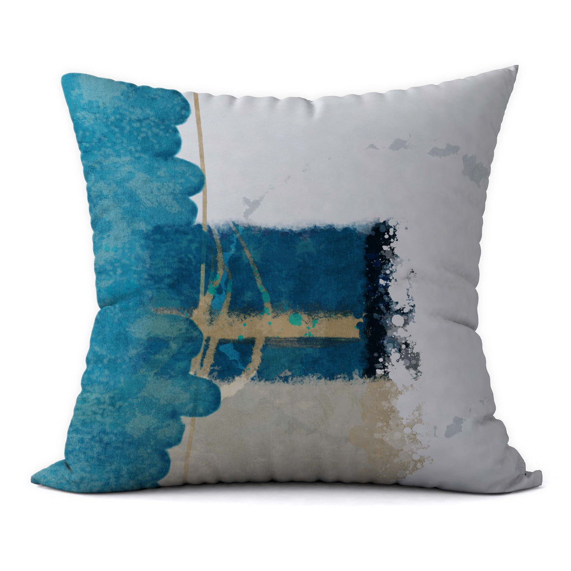 White Waterfall #943 Decorative Throw Pillow