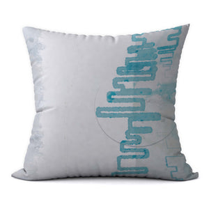 White Waterfall #967 Decorative Throw Pillow