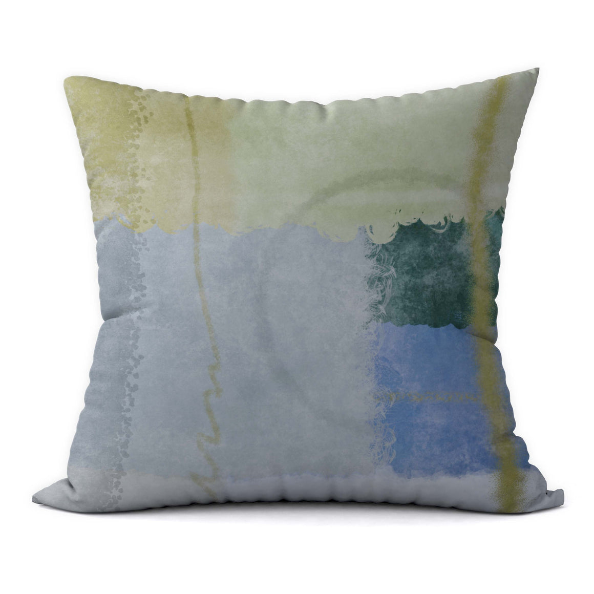 Green Pasture Blue Sky #104 Decorative Throw Pillow