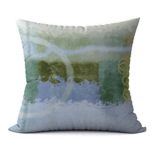 Green Pasture Blue Sky #113 Decorative Throw Pillow
