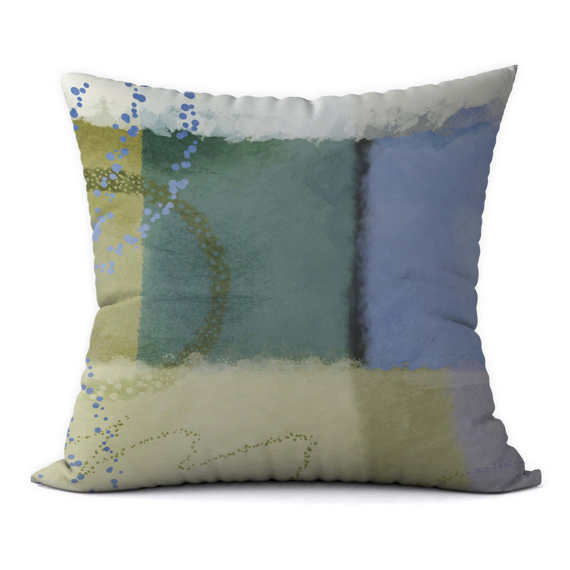 Green Pasture Blue Sky #511 Decorative Throw Pillow