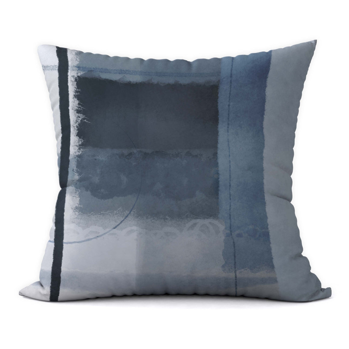 Deepwater Blues #380 Decorative Throw Pillow