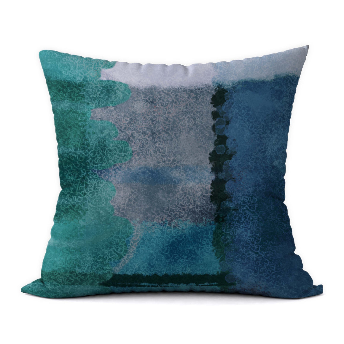 Blue Crystal #21 Decorative Throw Pillow