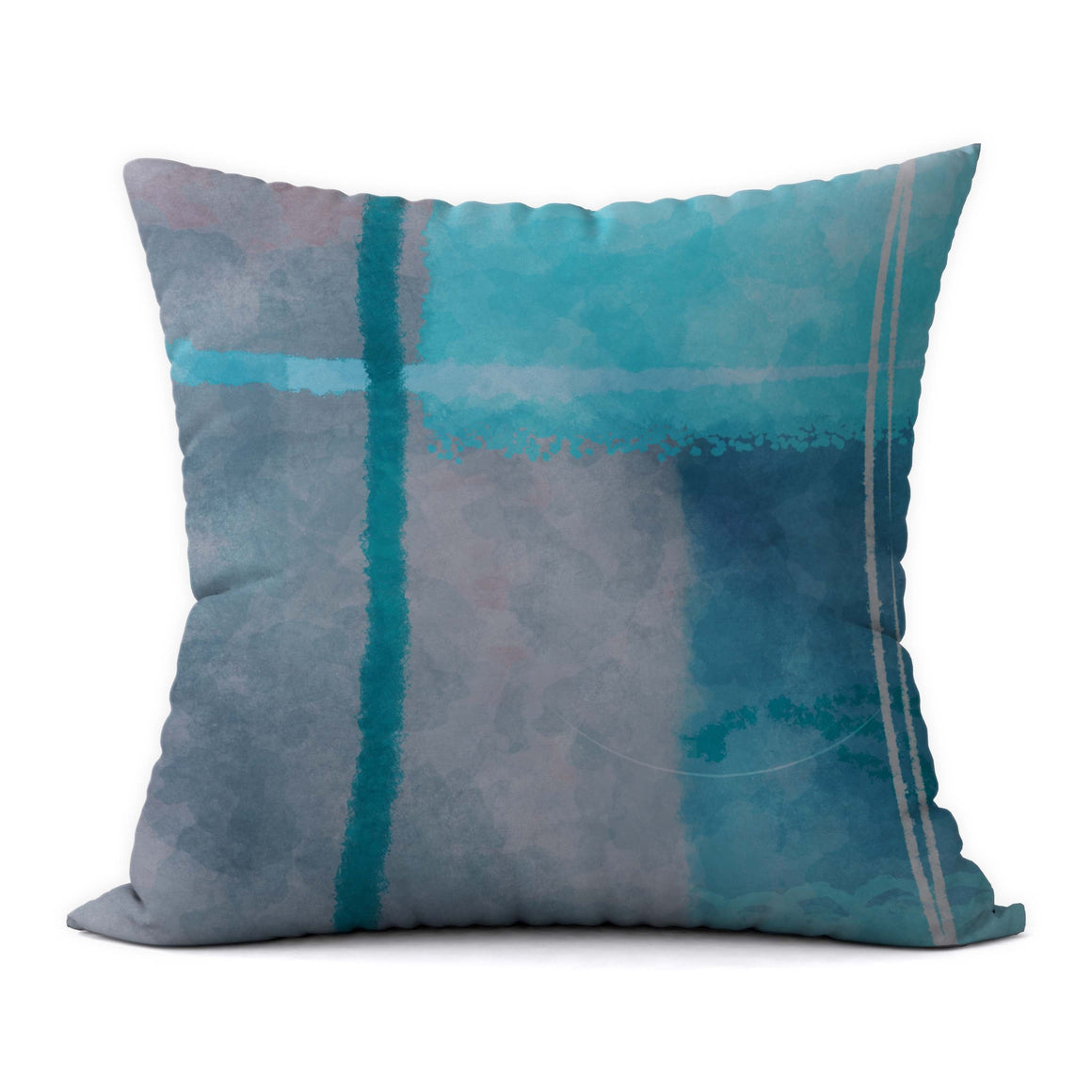 Blue Crystal #464 Decorative Throw Pillow