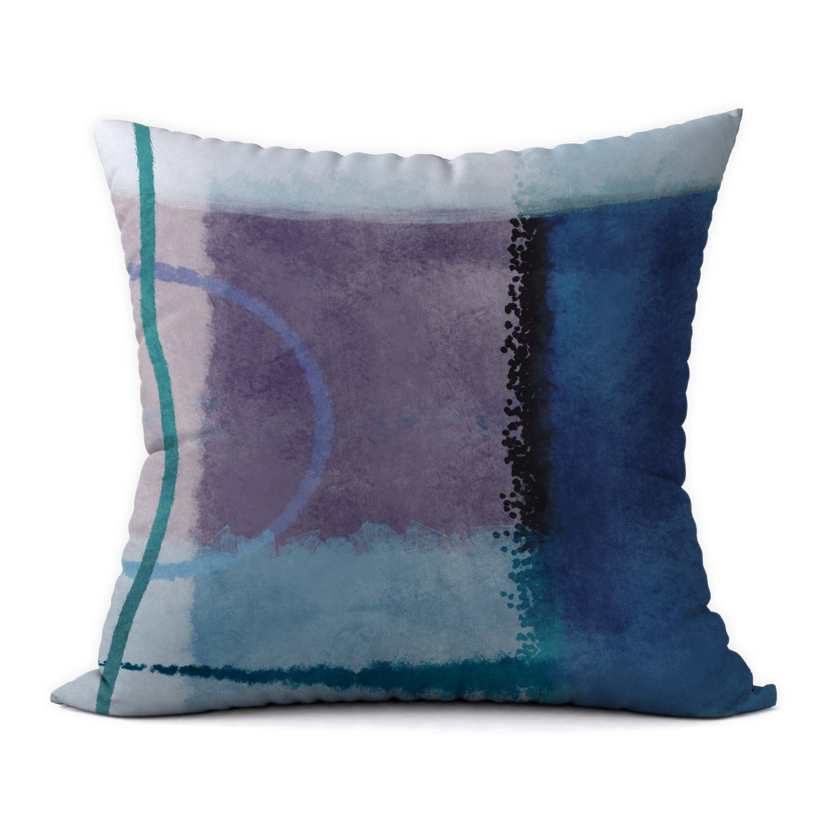 Blue Crystal #476 Decorative Throw Pillow