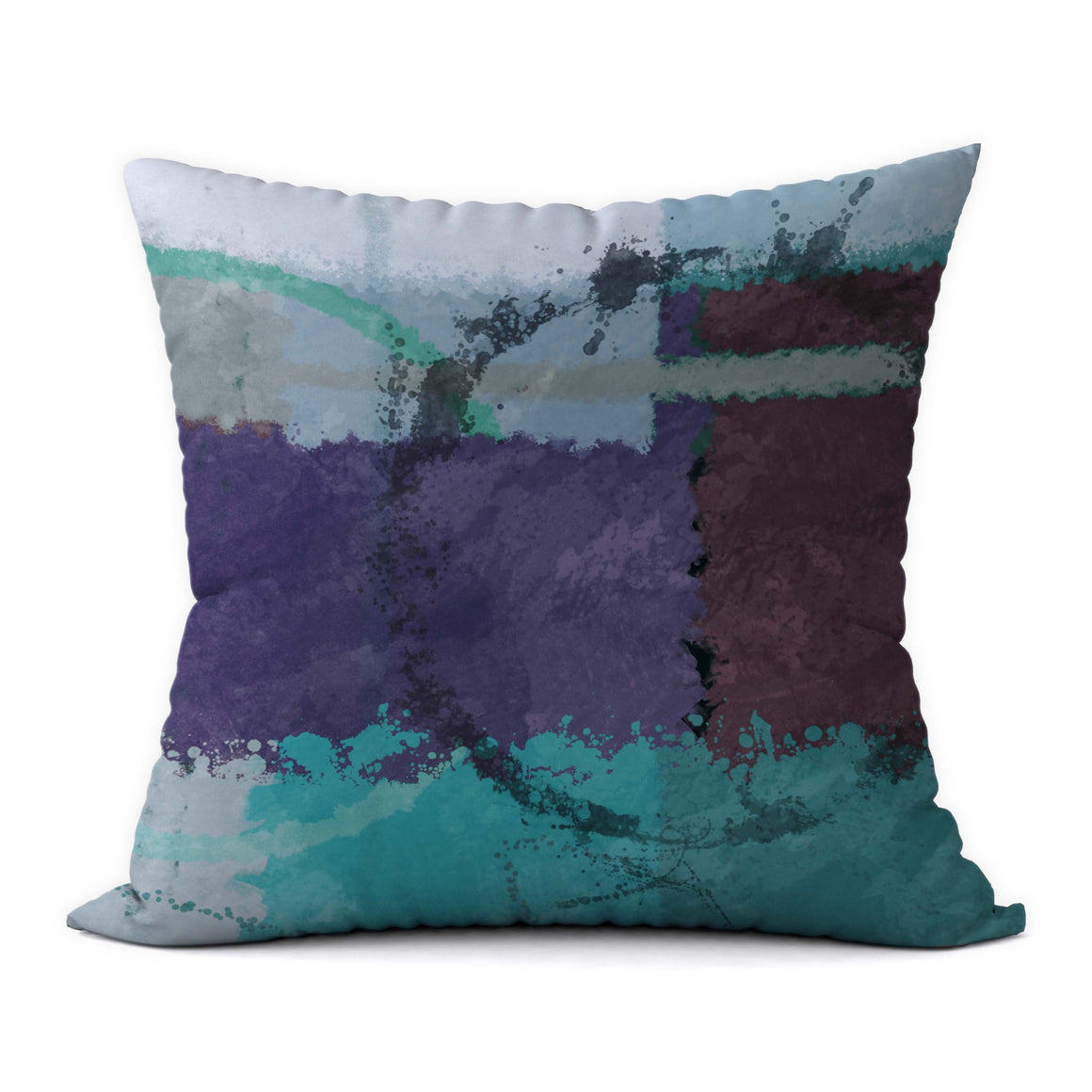 Blue Crystal #53 Decorative Throw Pillow
