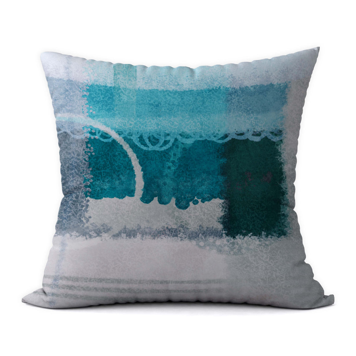 Blue Crystal #738 Decorative Throw Pillow