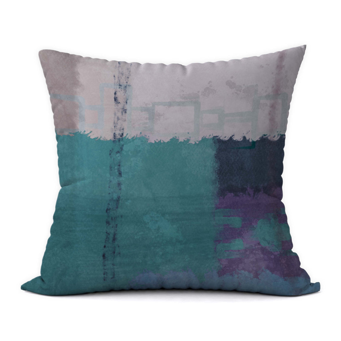 Blue Crystal #854 Decorative Throw Pillow