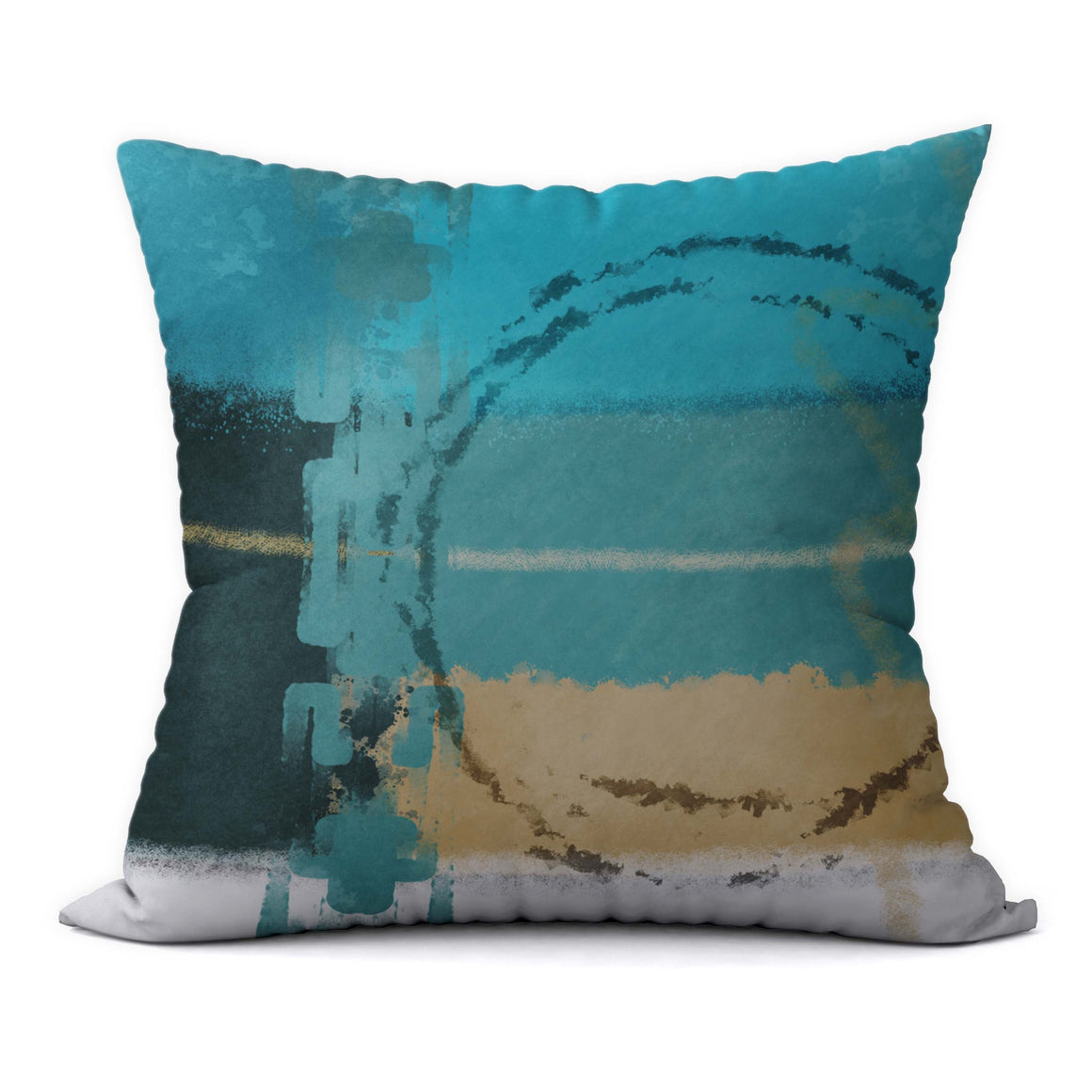 Tropic Bay Breeze #376 Decorative Throw Pillow