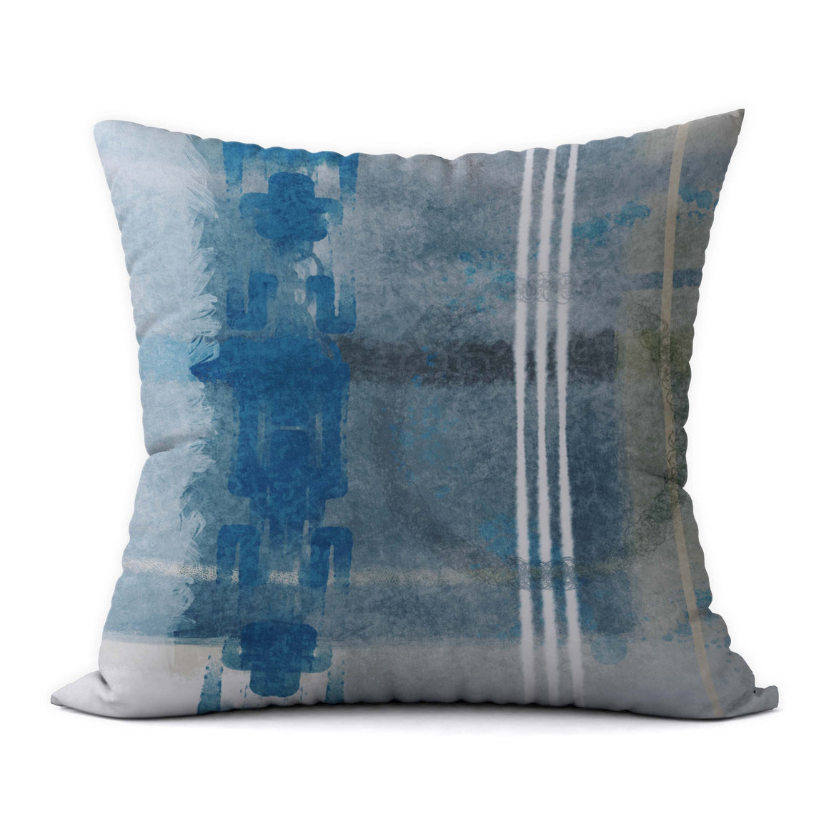 Blue Sapphire #392 Decorative Throw Pillow