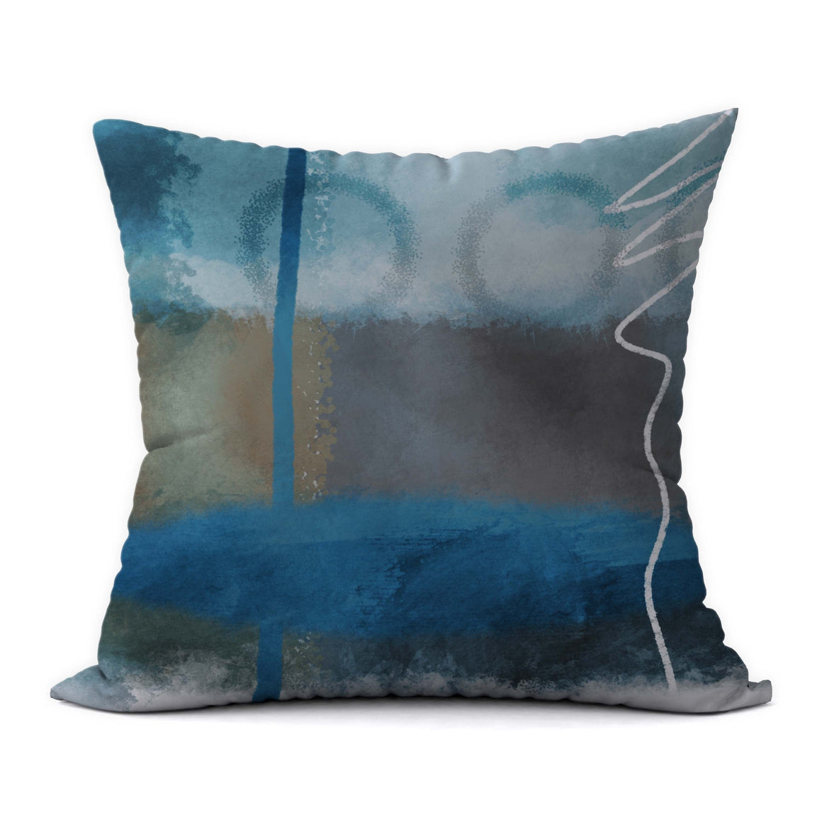 Blue Sapphire #9 Decorative Throw Pillow