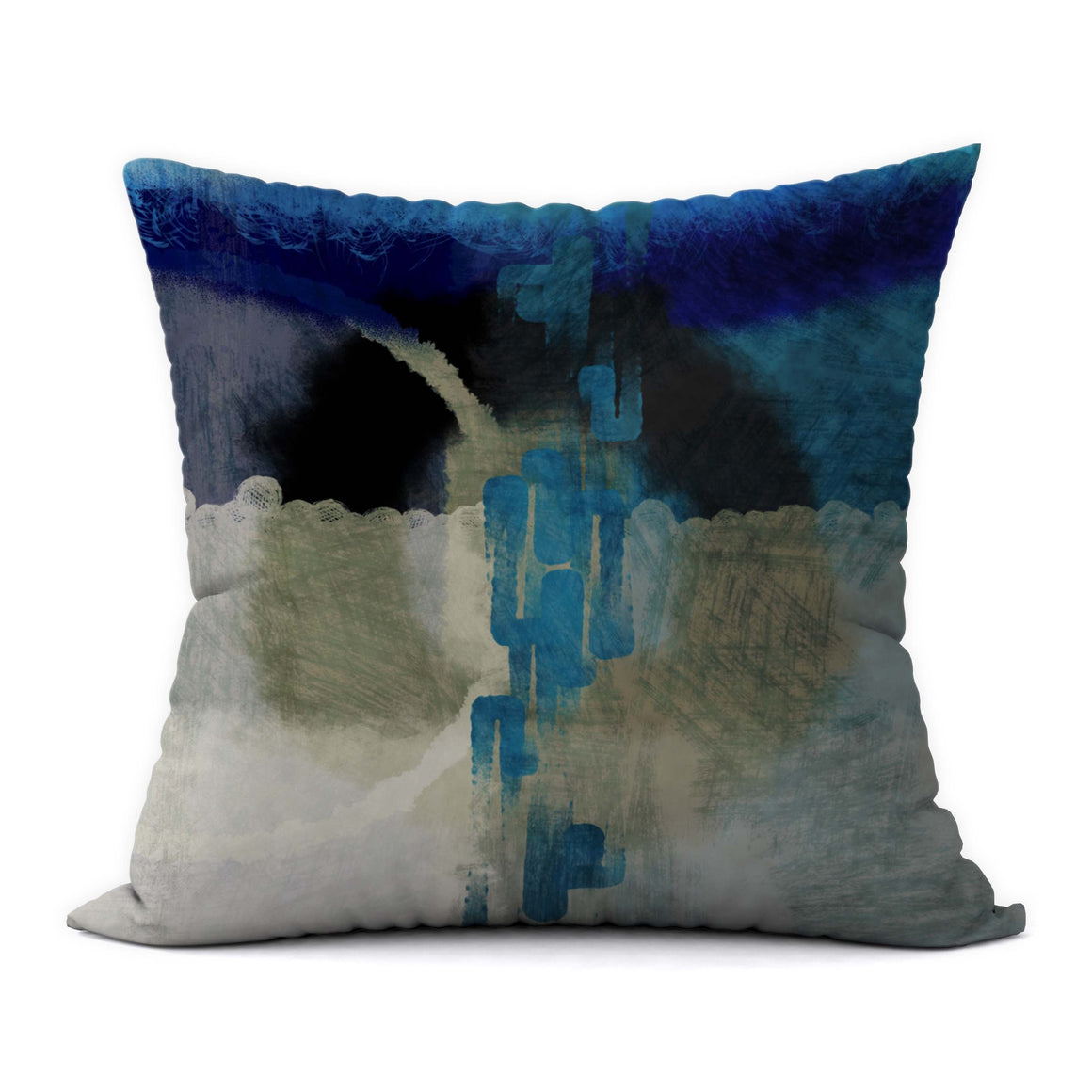 Yellowstone Blues #517 Decorative Throw Pillow