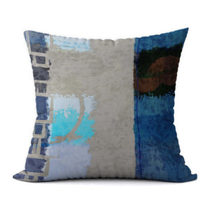 Tropical Blues #117 Decorative Throw Pillow