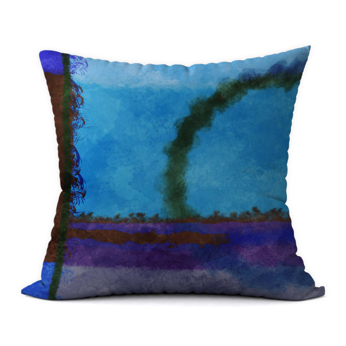 Tropical Blues #159 Decorative Throw Pillow