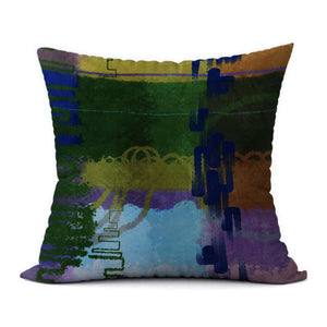 Tropical Blues #162 Decorative Throw Pillow