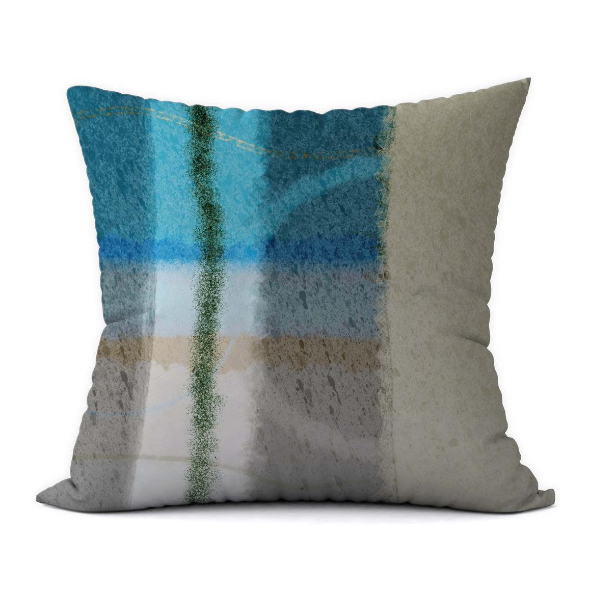 Tropical Blues #175 Decorative Throw Pillow