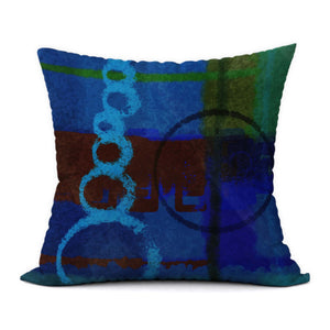 Tropical Blues #180 Decorative Throw Pillow