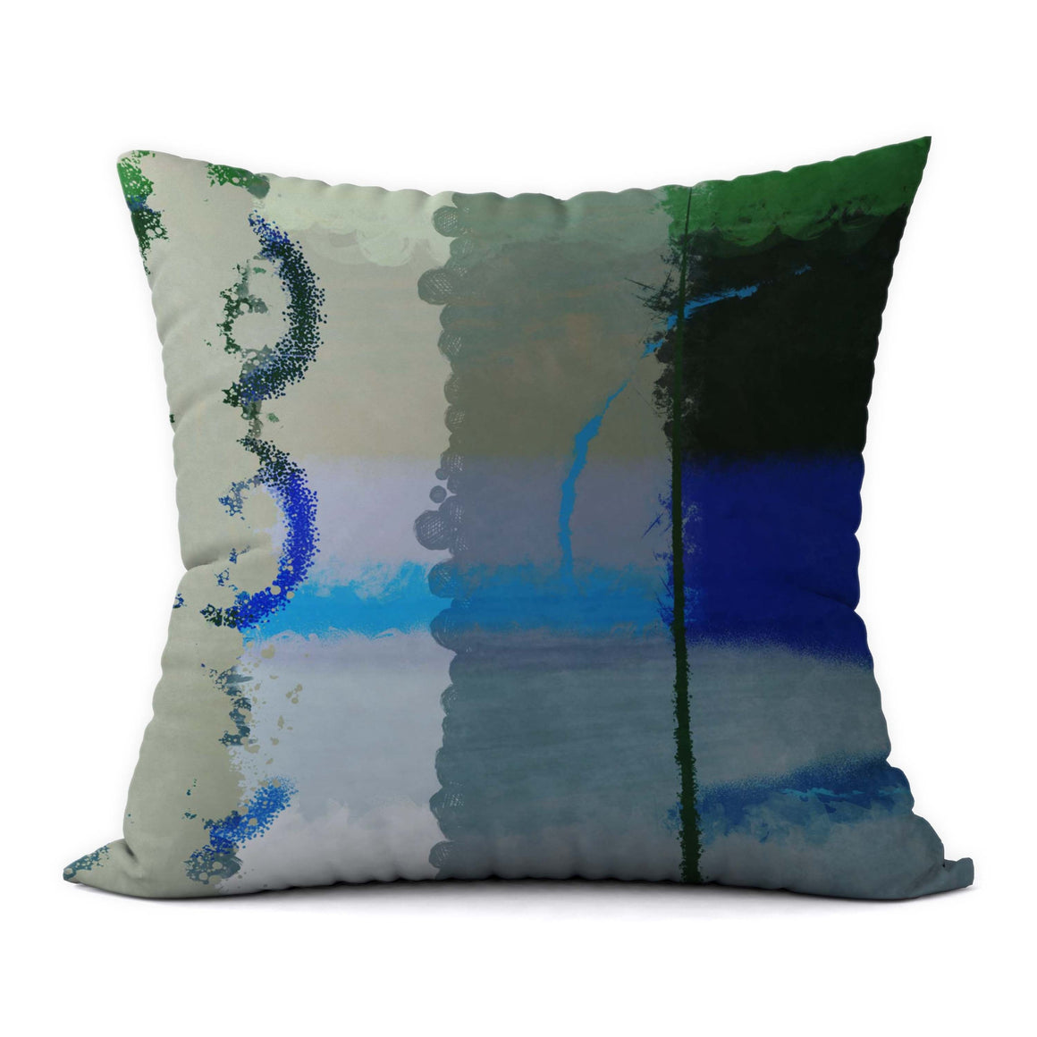 Tropical Blues #187 Decorative Throw Pillow