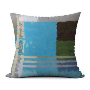 Tropical Blues #197 Decorative Throw Pillow