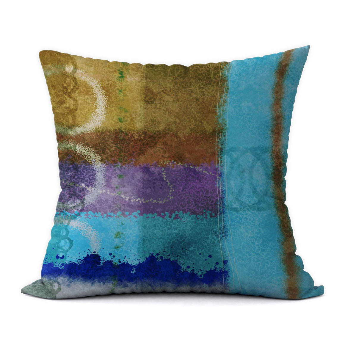 Tropical Blues #25 Decorative Throw Pillow