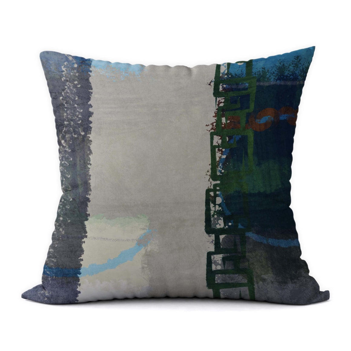 Tropical Blues #27 Decorative Throw Pillow