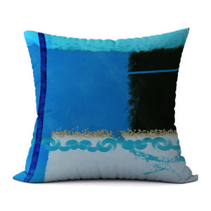 Tropical Blues #309 Decorative Throw Pillow