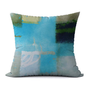 Tropical Blues #312 Decorative Throw Pillow