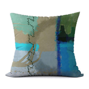 Tropical Blues #315 Decorative Throw Pillow