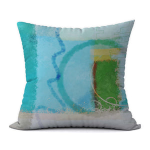 Tropical Blues #338 Decorative Throw Pillow