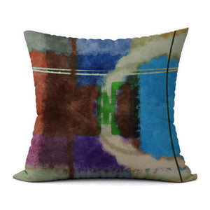 Tropical Blues #343 Decorative Throw Pillow