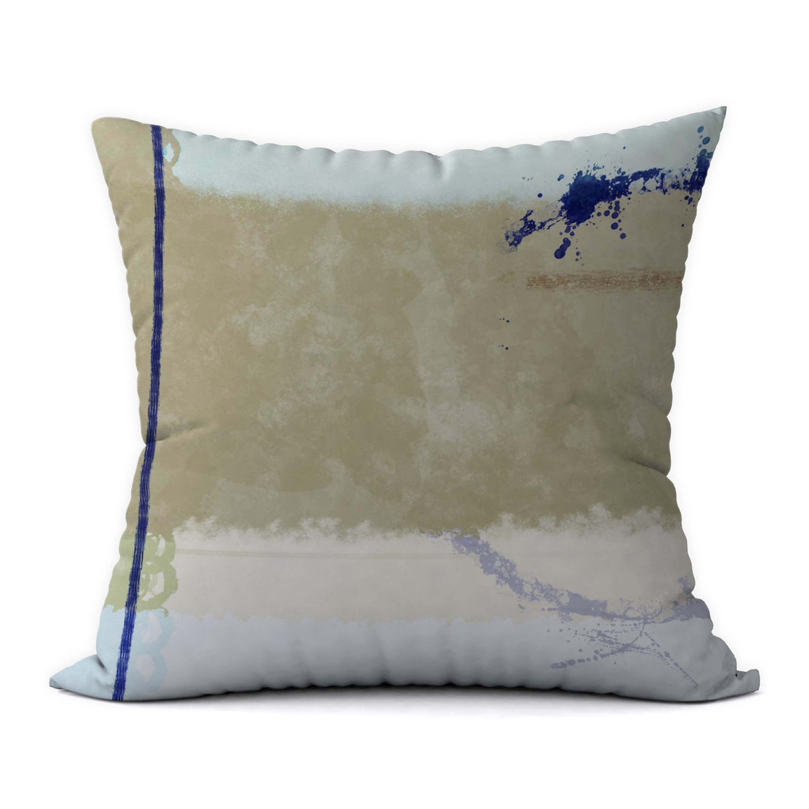 Tropical Blues #344 Decorative Throw Pillow