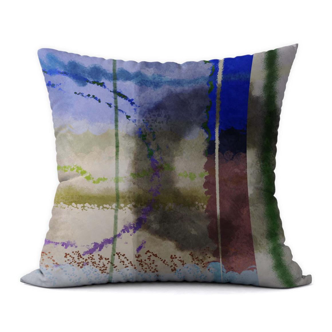 Tropical Blues #350 Decorative Throw Pillow