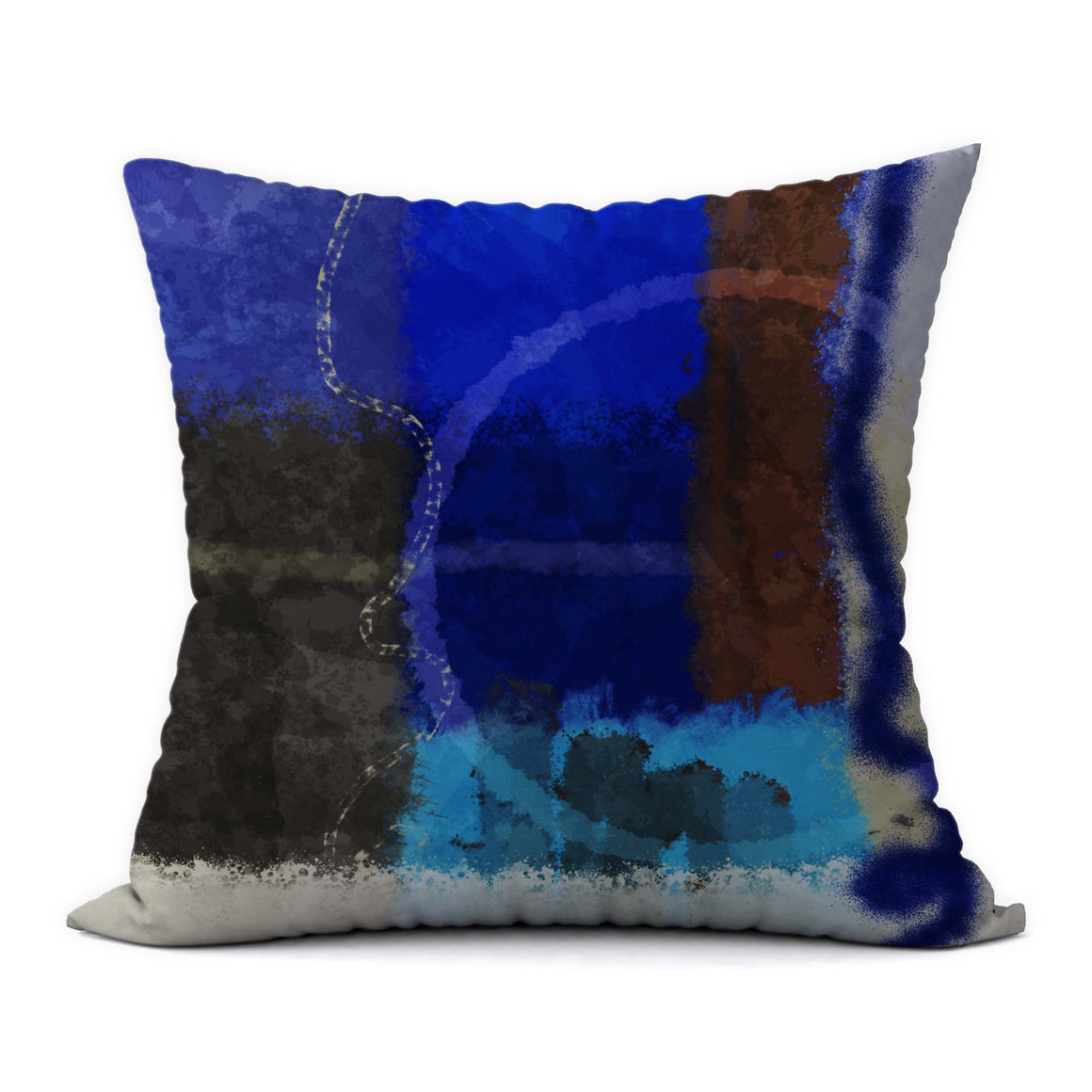 Tropical Blues #356 Decorative Throw Pillow