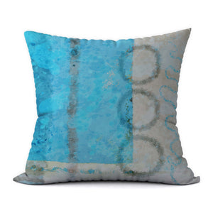 Tropical Blues #358 Decorative Throw Pillow