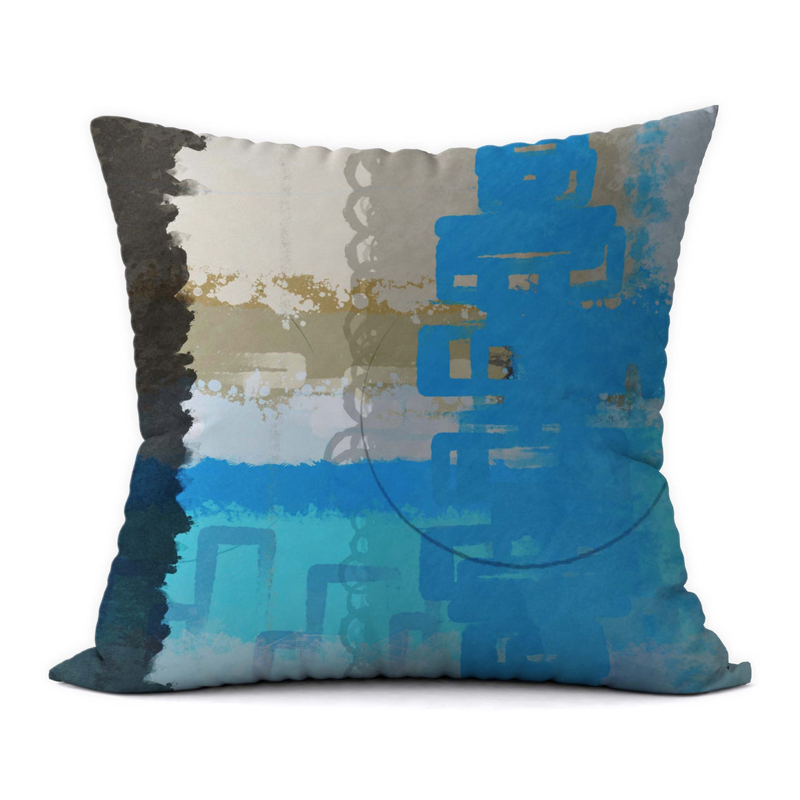 Tropical Blues #35 Decorative Throw Pillow