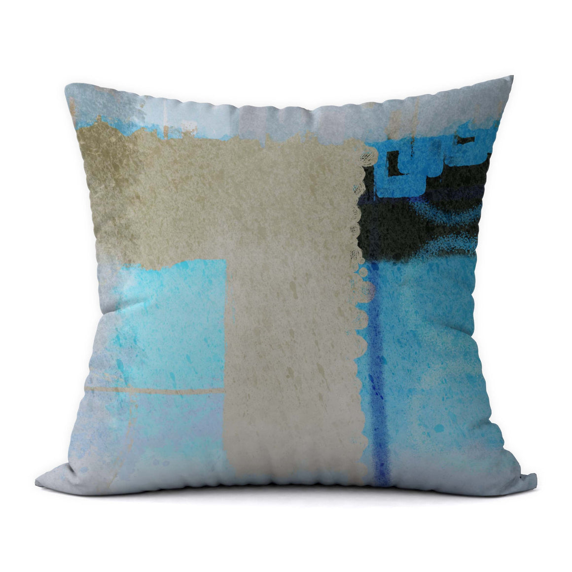 Tropical Blues #362 Decorative Throw Pillow