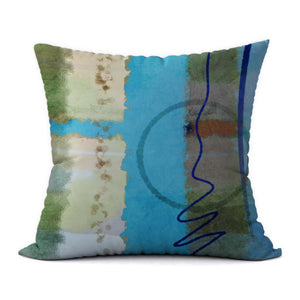 Tropical Blues #365 Decorative Throw Pillow