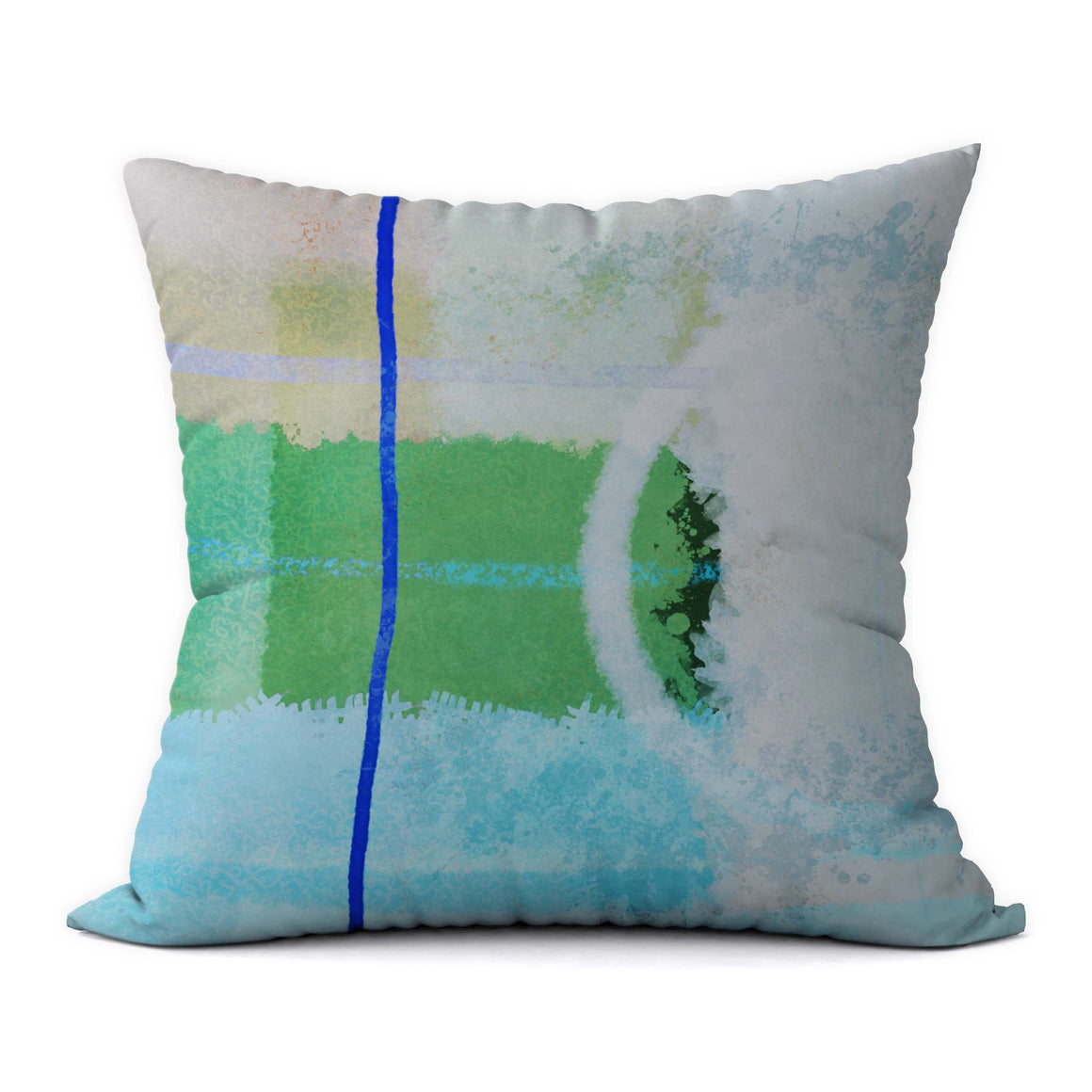 Tropical Blues #368 Decorative Throw Pillow