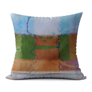 Tropical Blues #378 Decorative Throw Pillow