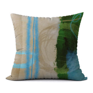 Tropical Blues #405 Decorative Throw Pillow