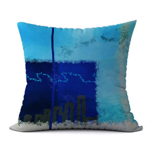 Tropical Blues #406 Decorative Throw Pillow