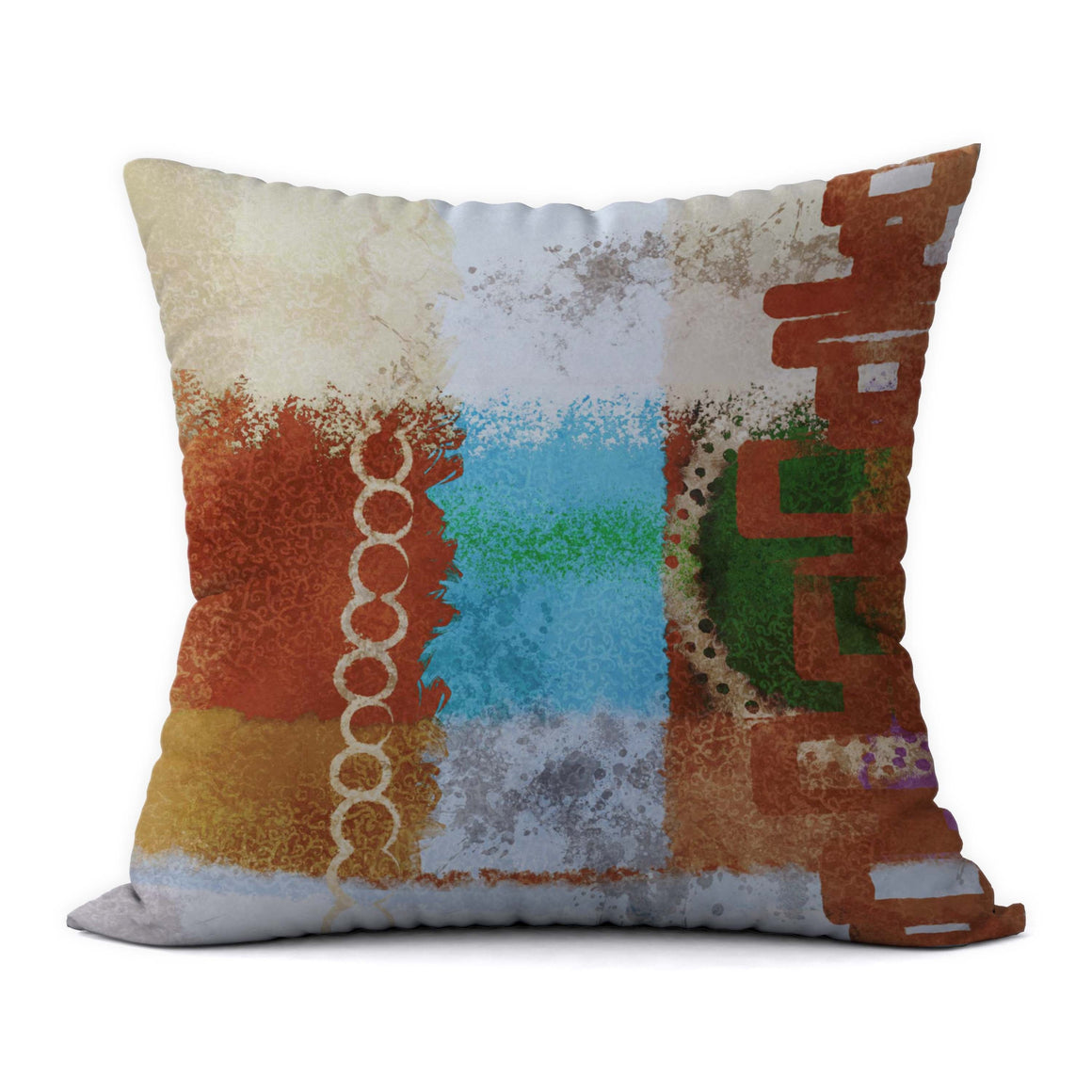 Tropical Blues #408 Decorative Throw Pillow